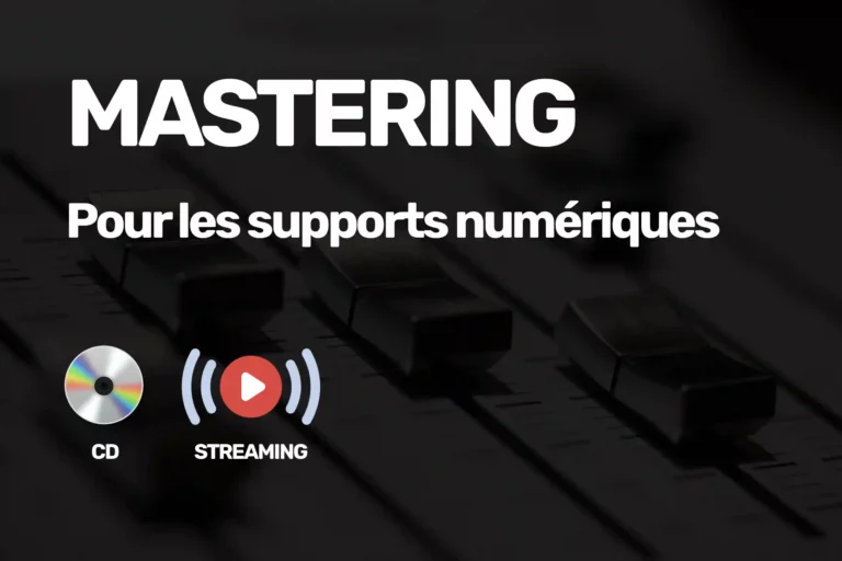 Offrez à votre musique un mastering analogique professionnel sonore digne des plus grands standards mastering pour les support numériques