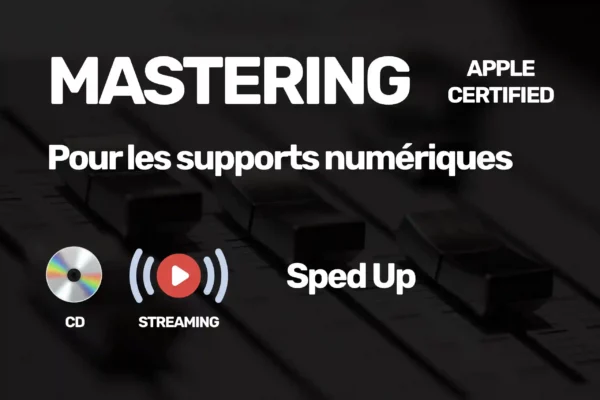 Mastering Streaming et CD Sped Up Apple Certified