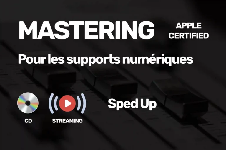 Mastering Streaming et CD Sped Up Apple Certified