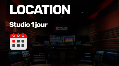 Location du studio d'enregistrement Reponse Studio avec l'ingénieur du son pour un son analogique chaud et percutant selon votre style pour 1 jour