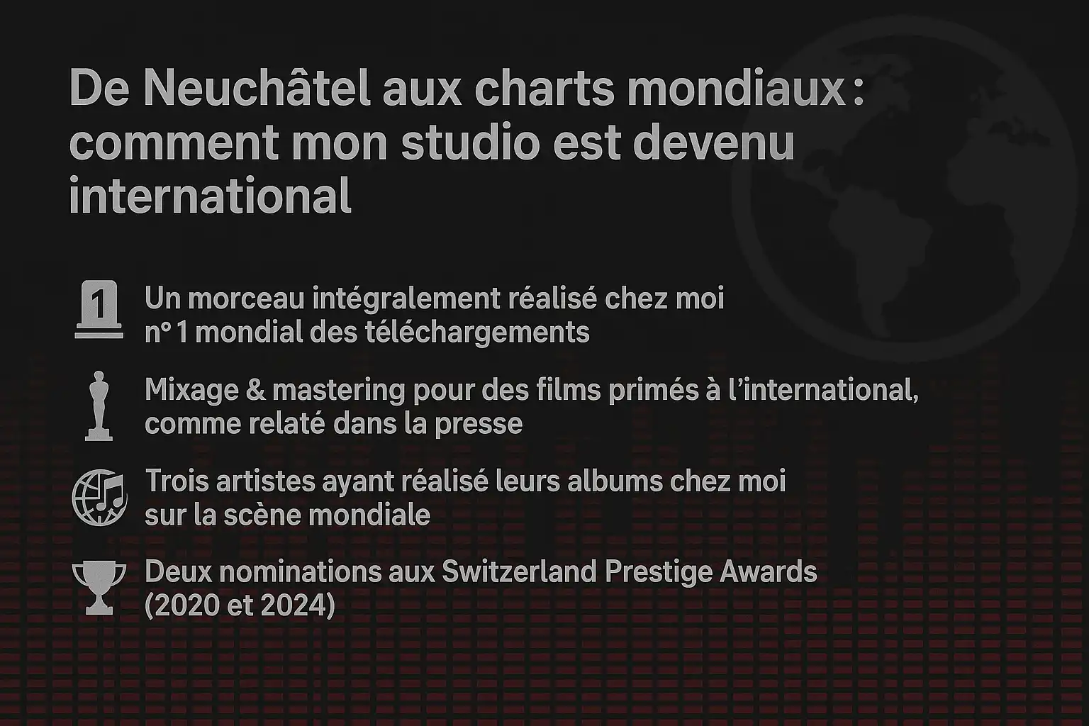 les charts internationaux