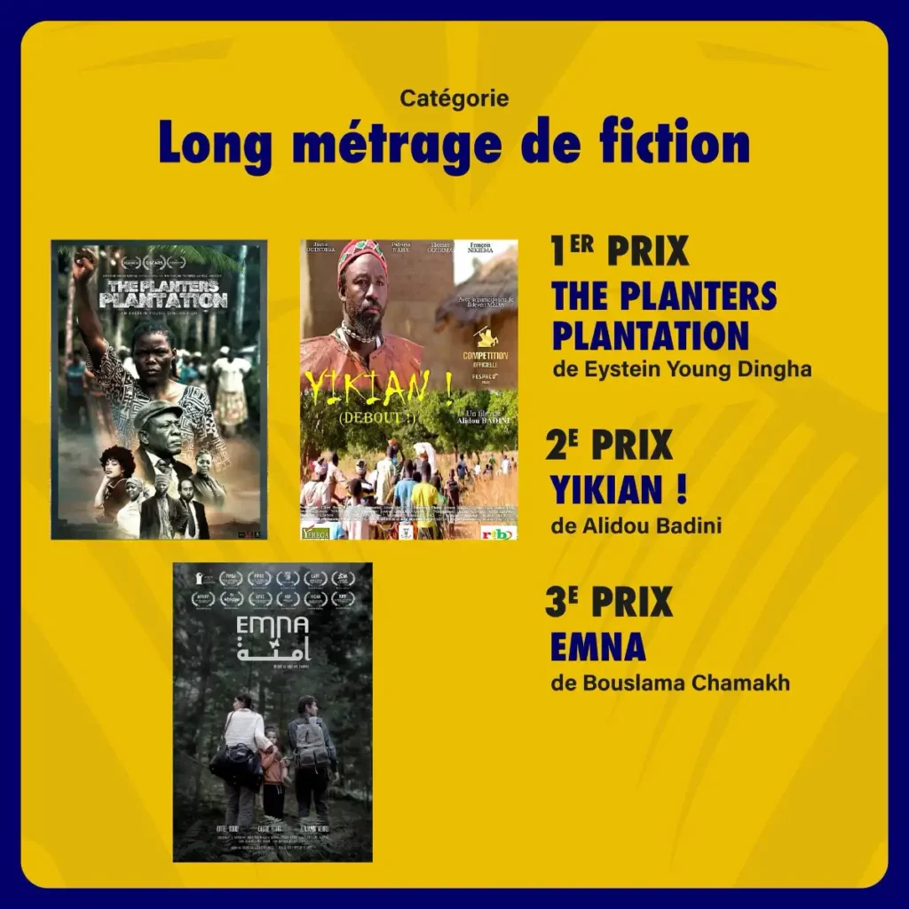 3 ème prix dans la catégorie long métrage de fiction