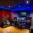 Studio d'enregistrement Reponse Studio Mixage Mastering Enregistrement haut de gamme. Studio d'enregistrement en vue globale