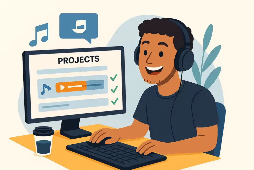 Gestion des projets Reponse Studio avec un système simple et efficace 