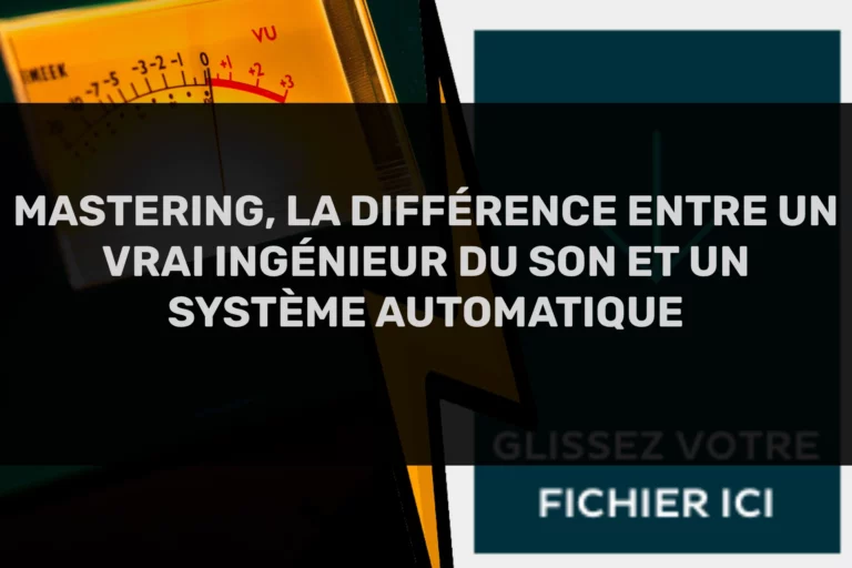 mastering, la différence entre un vrai ingénieur du son et un système automatique