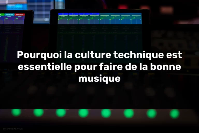 La culture technique fait toute la différence entre un morceau amateur et une production professionnelle. Découvrez pourquoi la maîtrise du mixage, du mastering et du son est indispensable pour un projet solide et crédible.