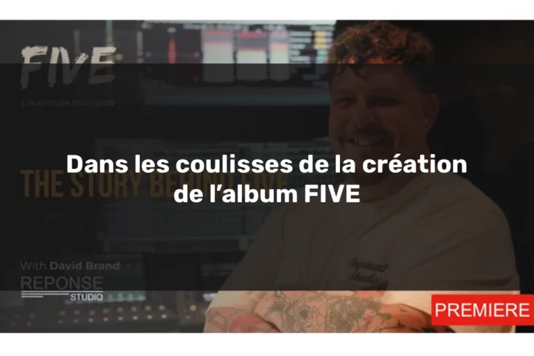 Dans les coulisses de la création de l’album FIVE avec David Brand de Reponse Studio lors de l’interview consacrée au projet Voice Free.