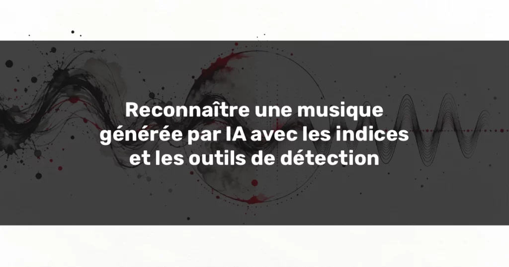 Onde sonore abstraite passant de formes organiques à des courbes régulières pour illustrer la musique générée par IA.