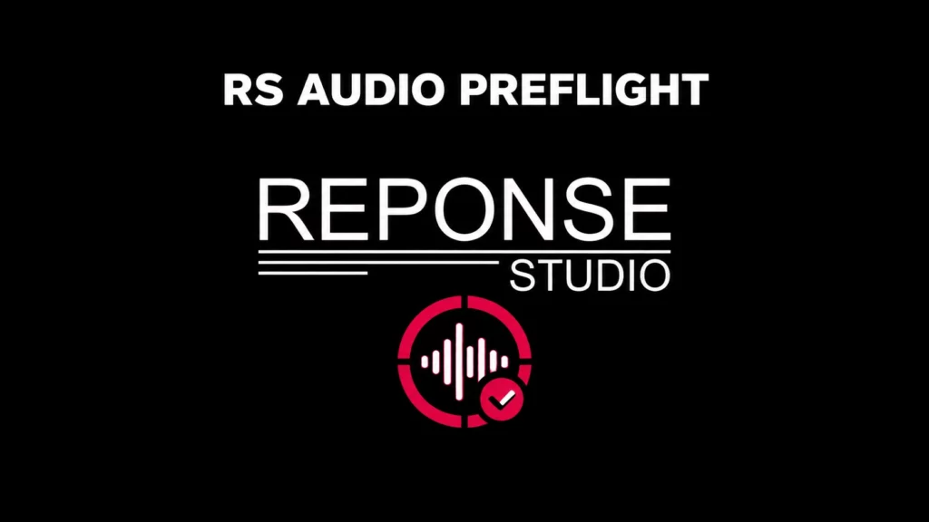 l’analyse de fichiers audio avec RS Audio Preflight l’analyse de fichiers audio avec RS Audio Preflight pour contrôler les fichiers audio
